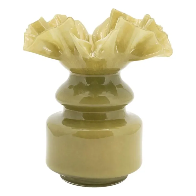 Baia 2 Vase 30x30x34 cm Glas Grøn