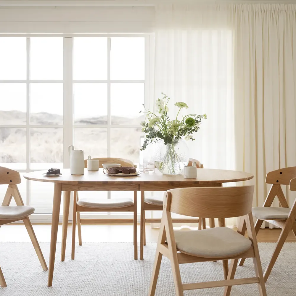 Tyler oval spisebord 170-210x705 cm eg