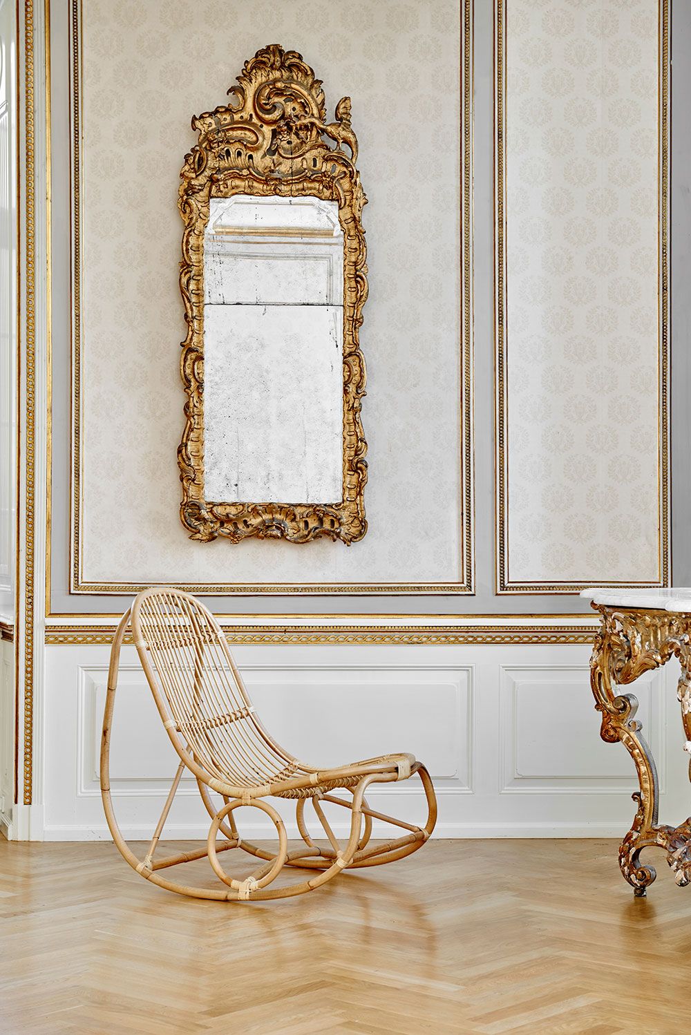 Nanny gyngestol rattan