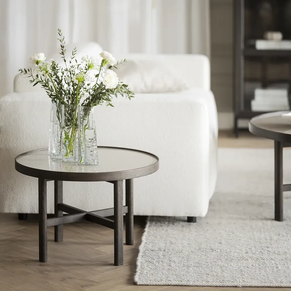 Marsden sofabord Ø60 cm keramik/eg