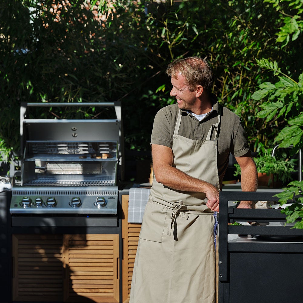 Fornax Udekøkken Sort/Teak Brafab