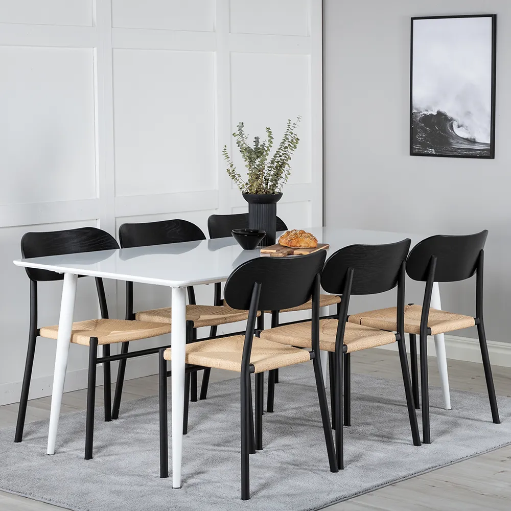 Polly spisebordsstol natur 2-pak