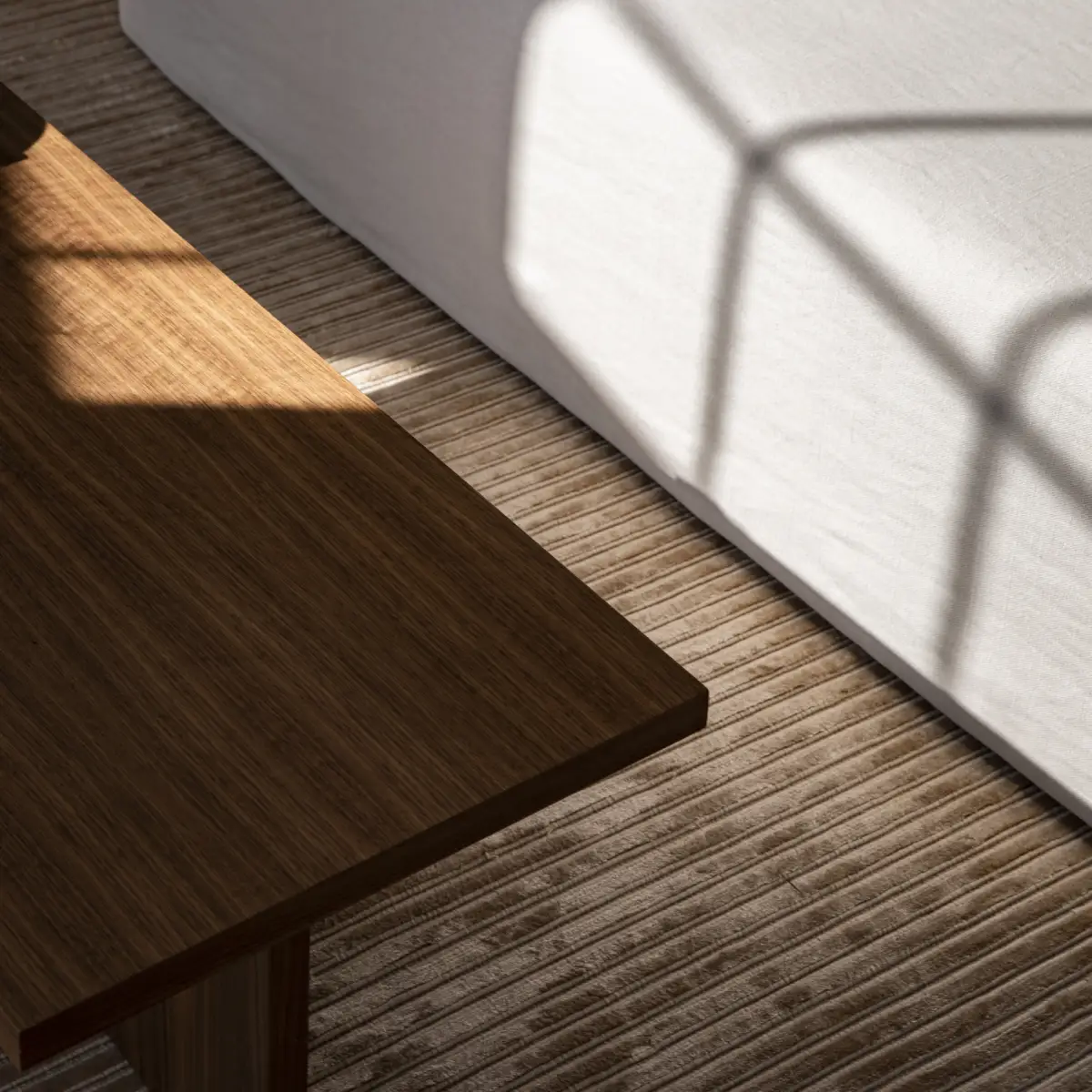  Houkime Tæppe 200 x 300 cm - Beige