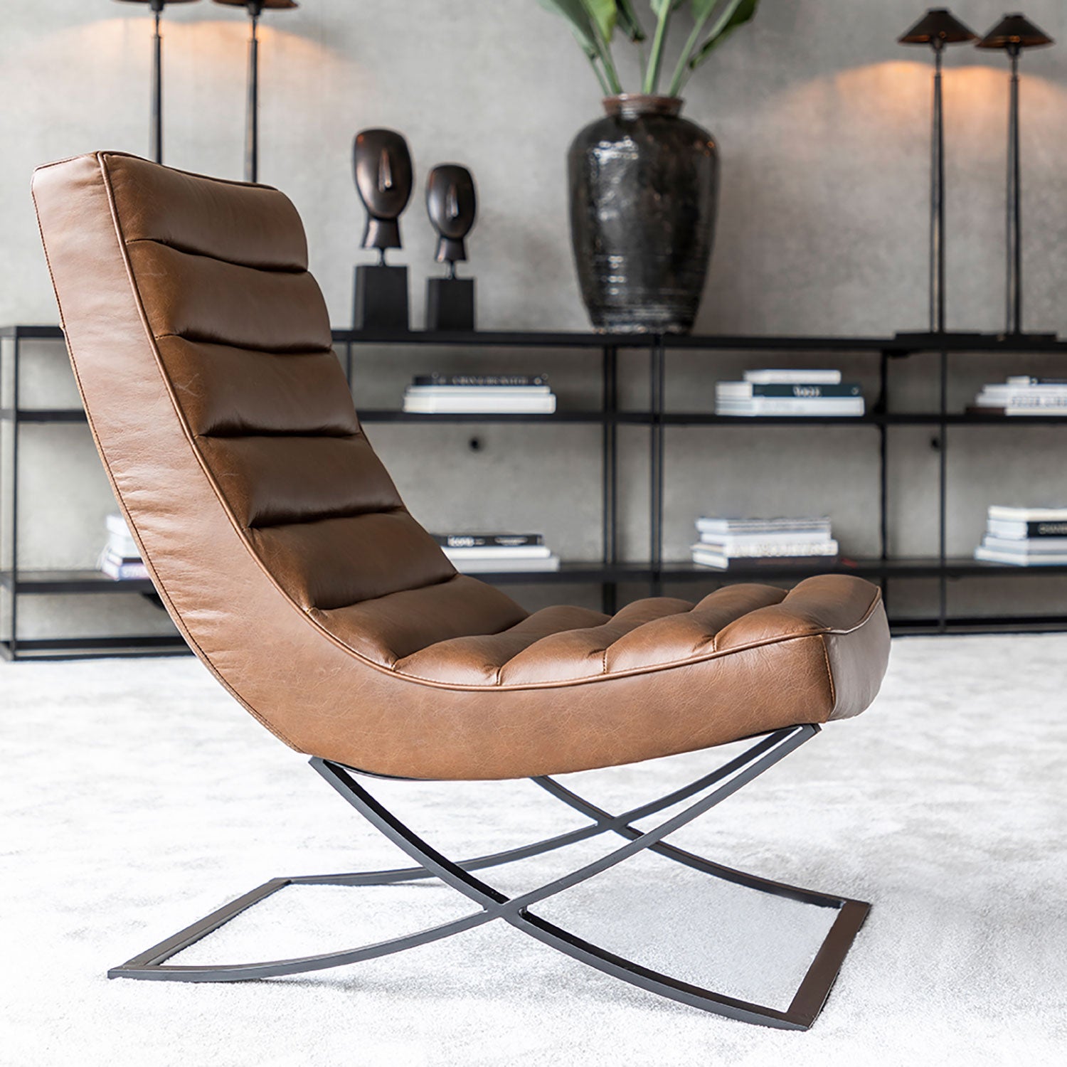 Brooks Lænestol Chocolate Brown Artwood