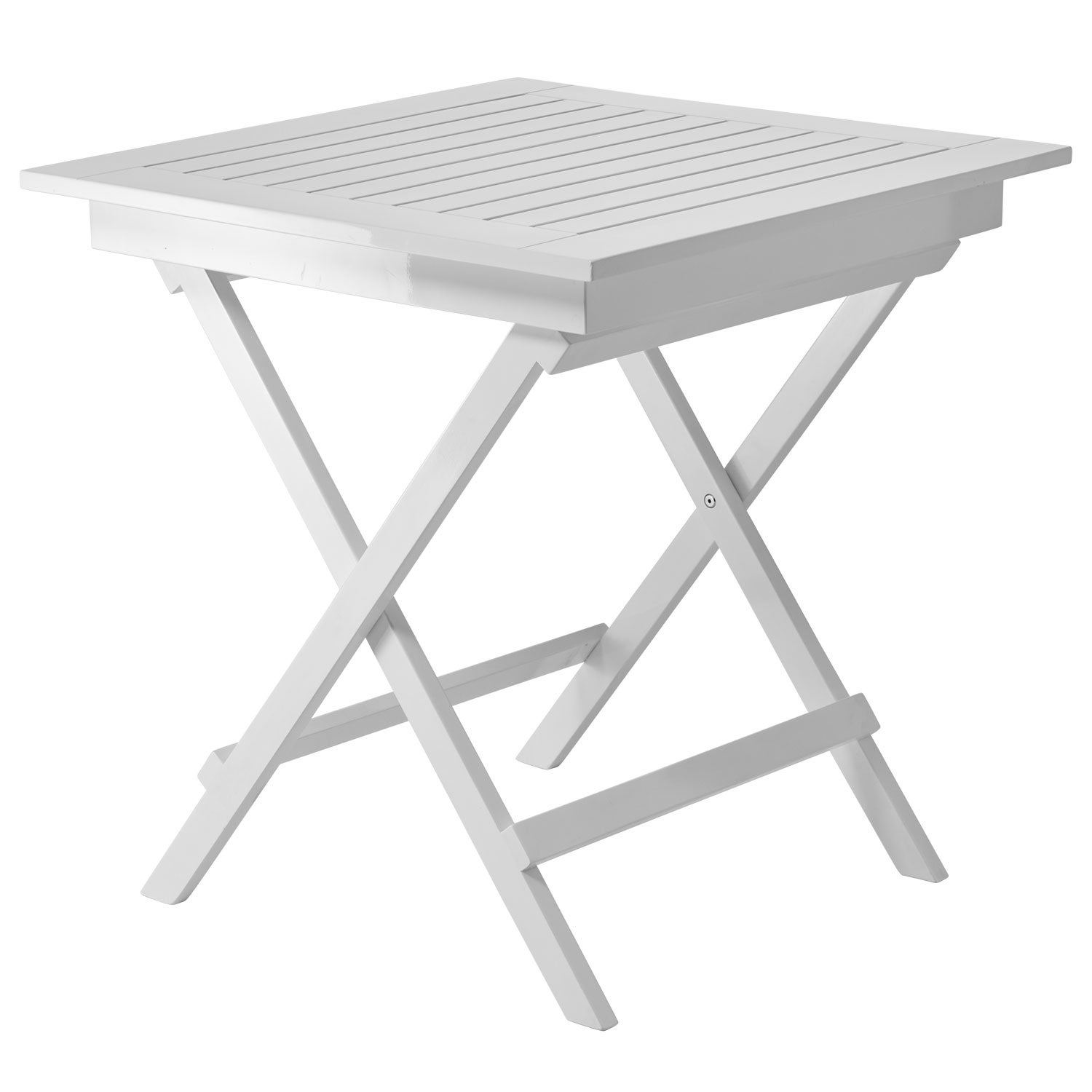 Cinas, York 70x70 cm Cafébord hvid