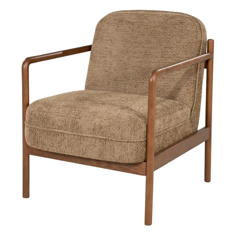 Sutton 66x77x82 cm Eiken Træ & Stof Brun