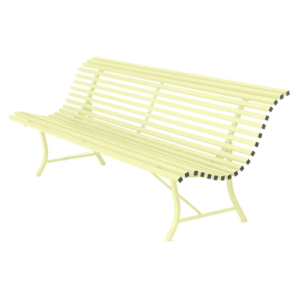 Fermob, Louisiane sofa 200 cm Frosted Lemon