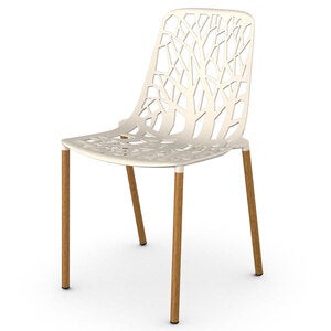Forest Spisebordsstol Iroko/Creamy White