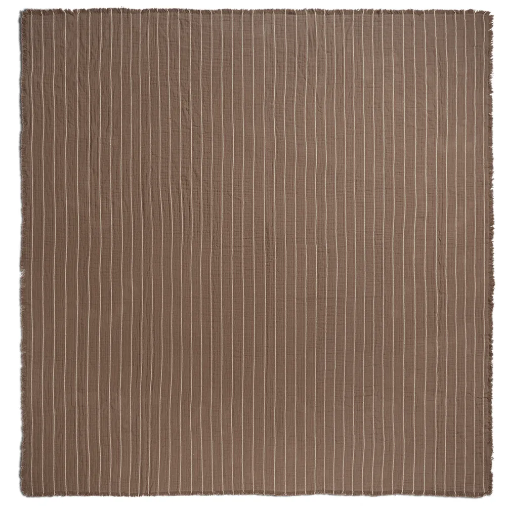 Ferm Living, Aires Sengetæppe 250x240 cm Stone