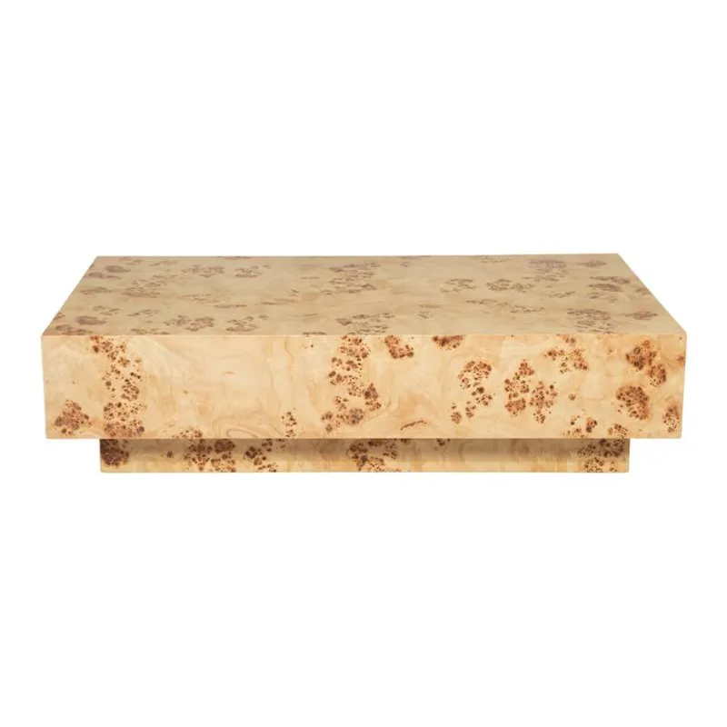 By-Boo, Dean 117x70x30 cm MDF & wit populieren Træ fineer Brun