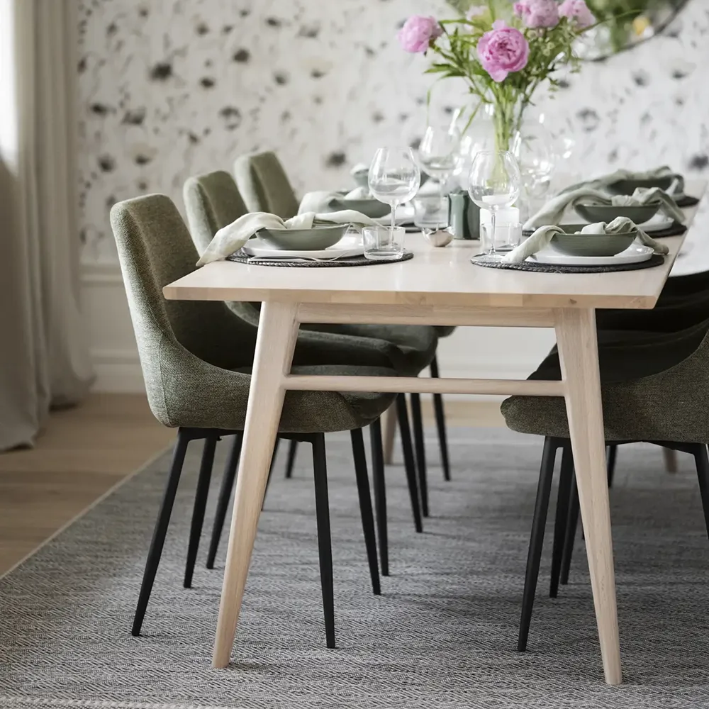 Sierra spisebordsstol grøn stof