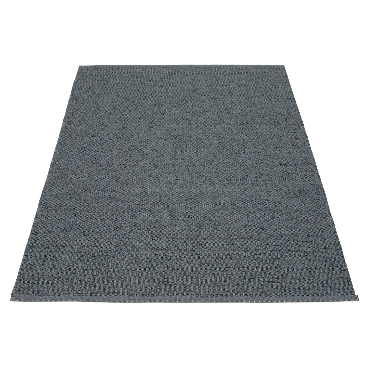 Pappelina, Svea tæppe 180x260 cm granit / black metallic