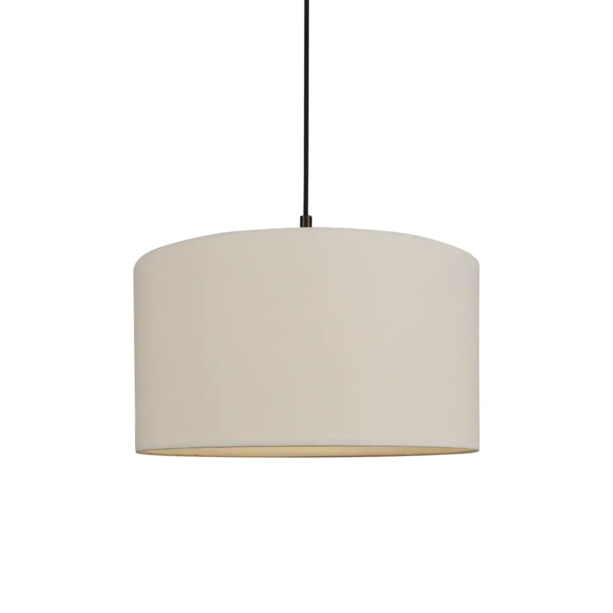 Pendel Soft Ø44 hvidt hør/metallisk bronze