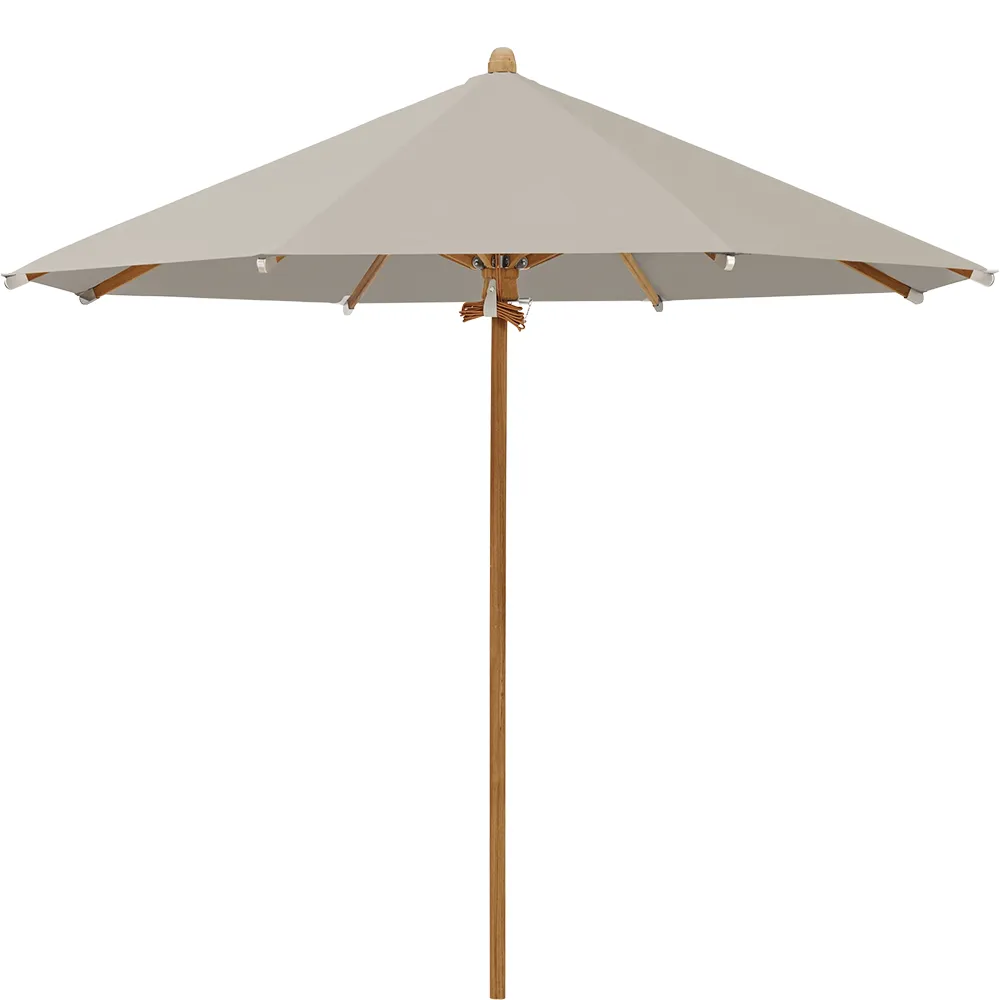 Glatz Teakwood parasol 350 cm Kat.5 686 Urban Clay