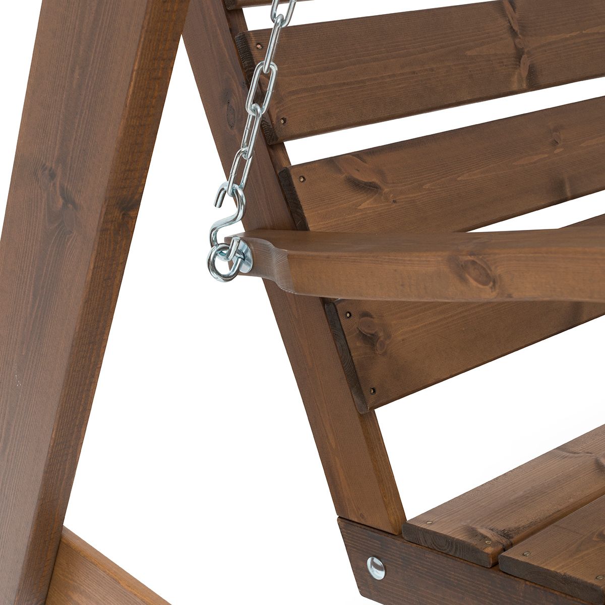 Dalom hængesofa brun fyrretræ 