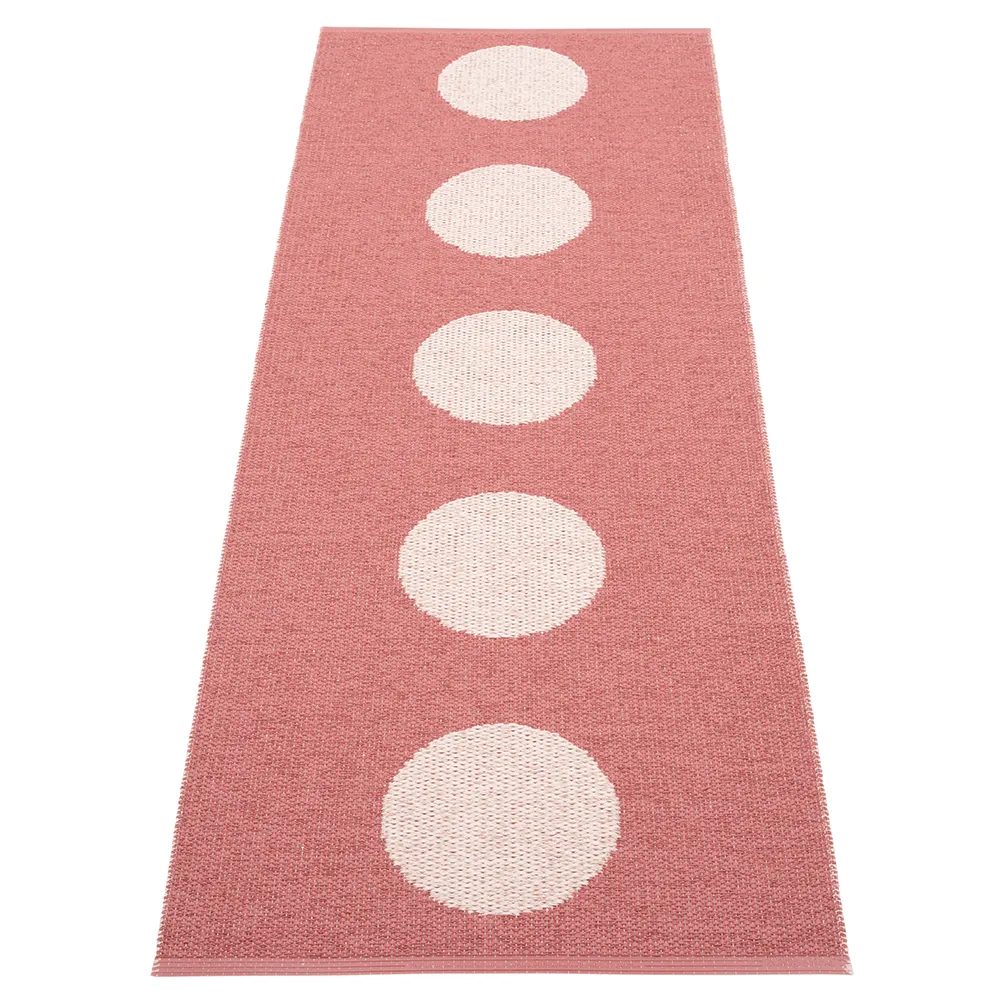 Pappelina, Vera Pop tæppe Blush/Pearl Pink 70 x 200cm