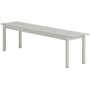 Linear Steel Bænk 170x34 cm Grey 