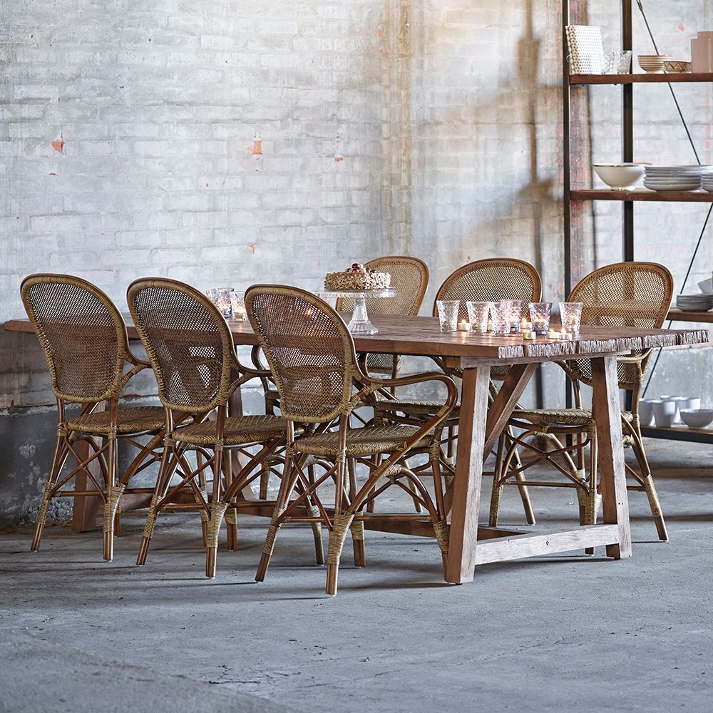 Rossini Rattan Stol Sort