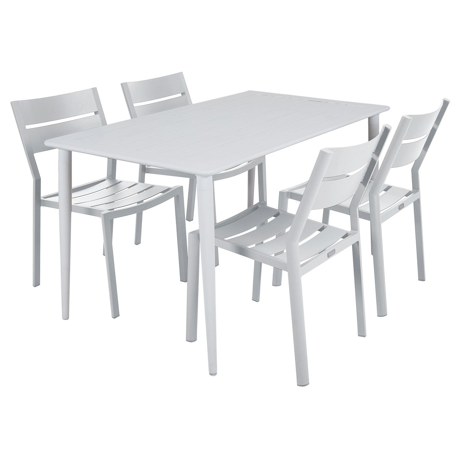 Brafab, Nimes/Delia Spisebordssæt Hvid Brafab