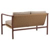 Motty 2-pers. sofa     Zin Red / Teddy Beige