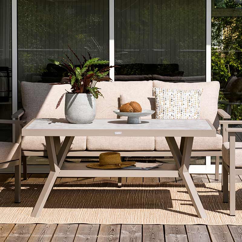 Samvaro 3-pers. Sofa Khaki/Sand Brafab