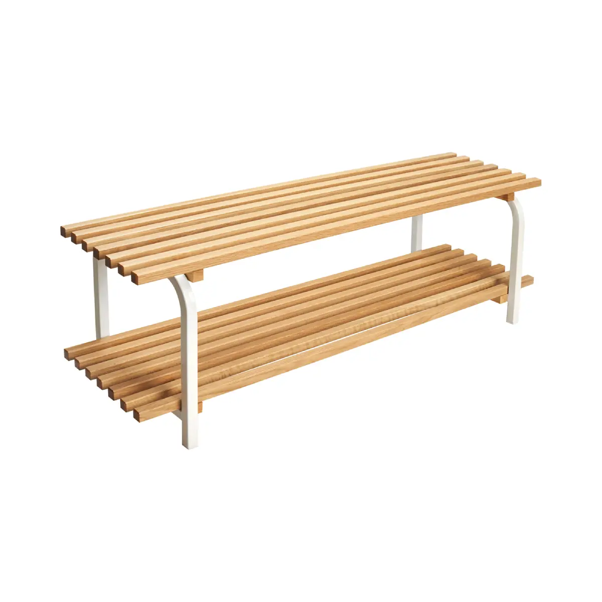 Essem Design, Sara skohylde fristående 120 cm Eg Hvid