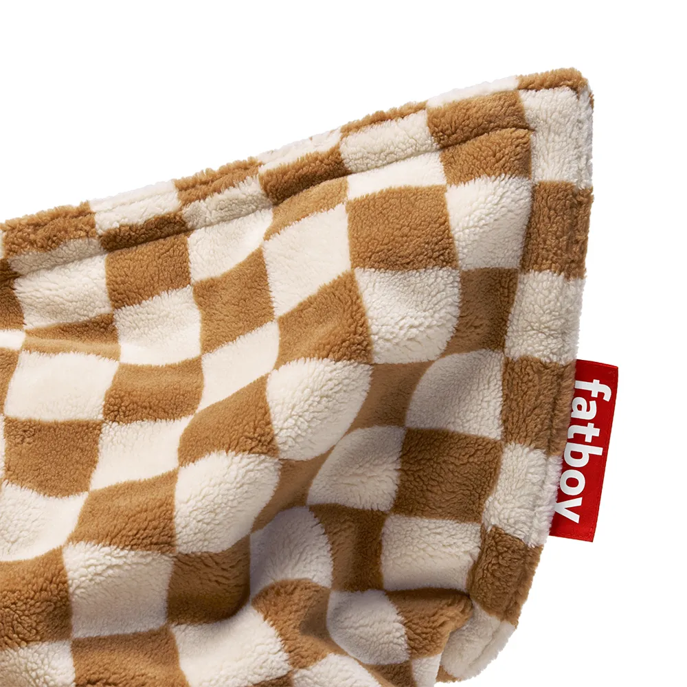 Original Slim Teddy Sækkestol Chess Almond Creme