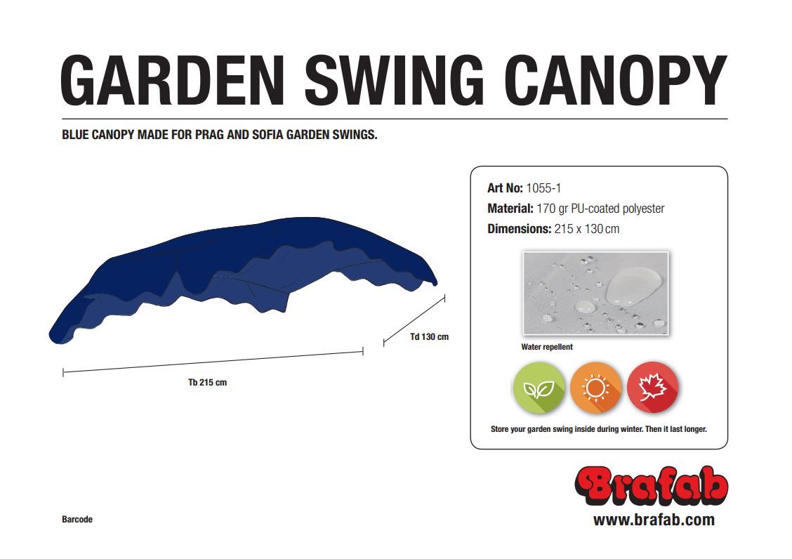 Hængesofa Tag Hvælvet Blå Brafab