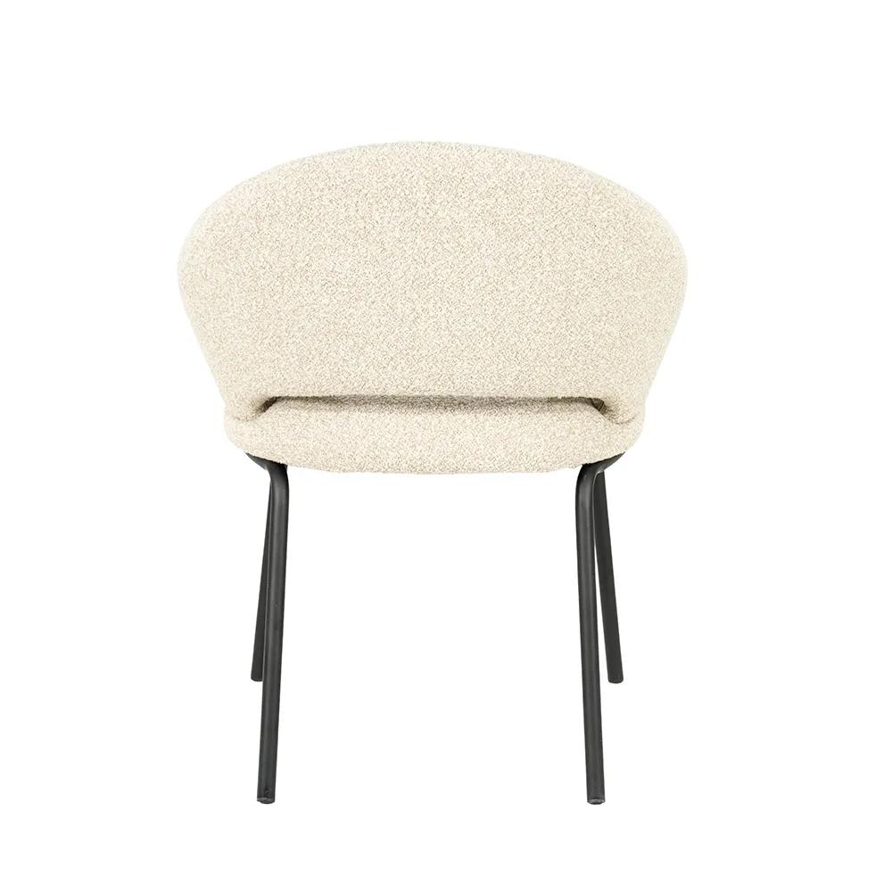 Spisebordsstol Nido Beige med armlæn