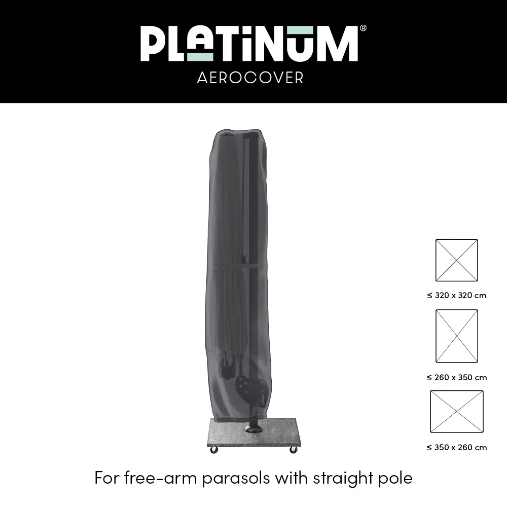 Free-arm parasol cover H260x55/60 Anthracite