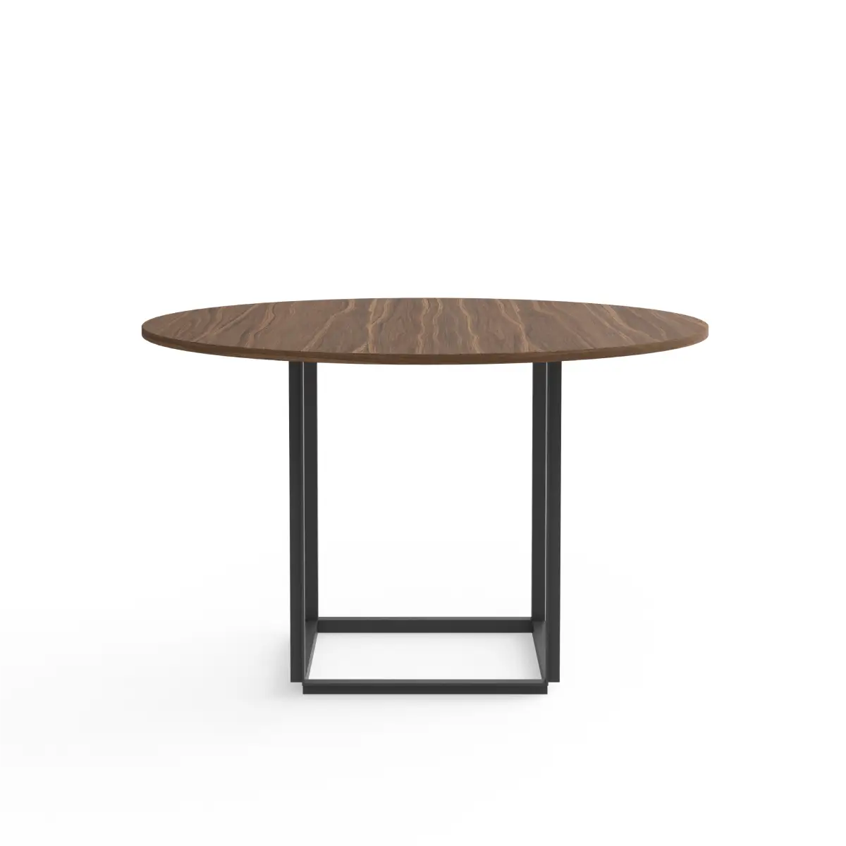 Florence Bordplade Ø120cm Valnød