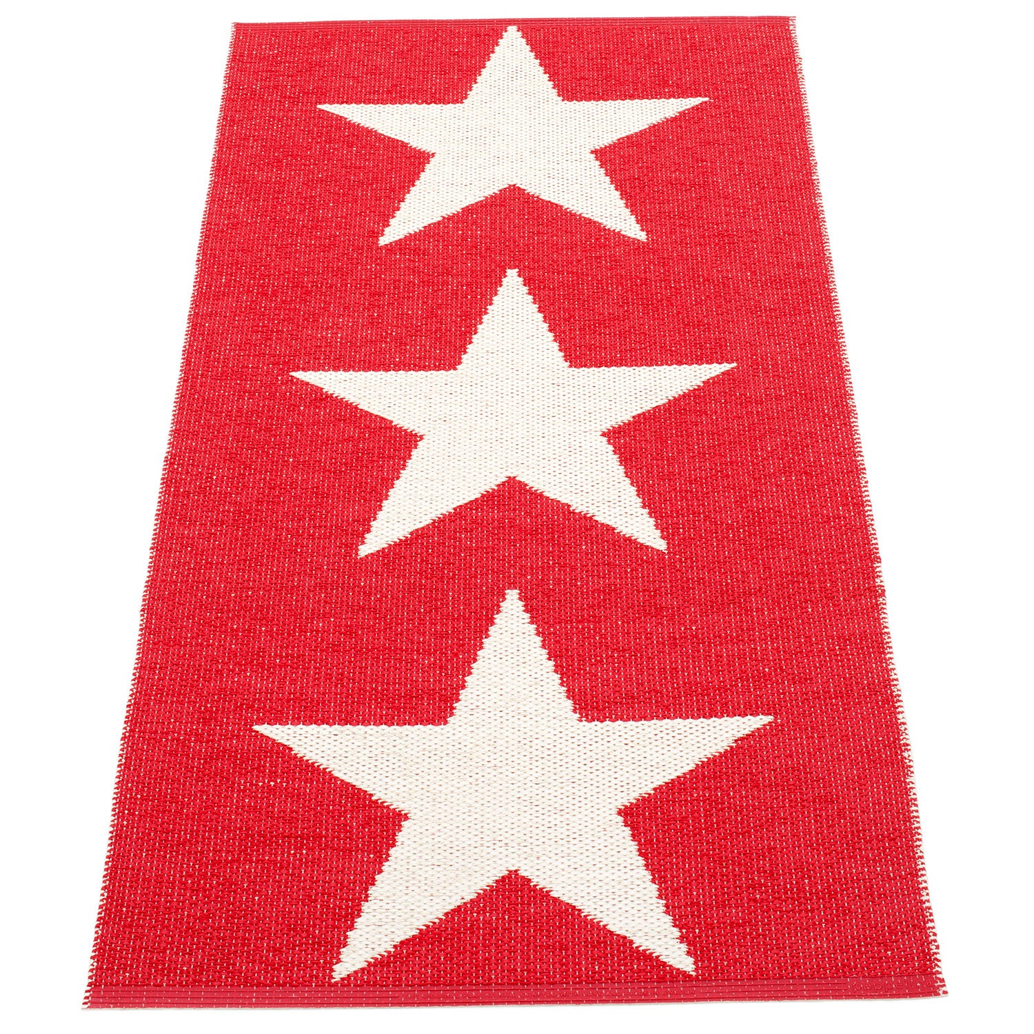 Pappelina, Viggo tæppe 70x150 cm one red / vanilla