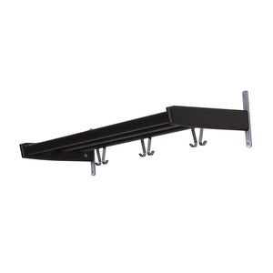 Meja hattehylde 90 cm sortbejdset eg