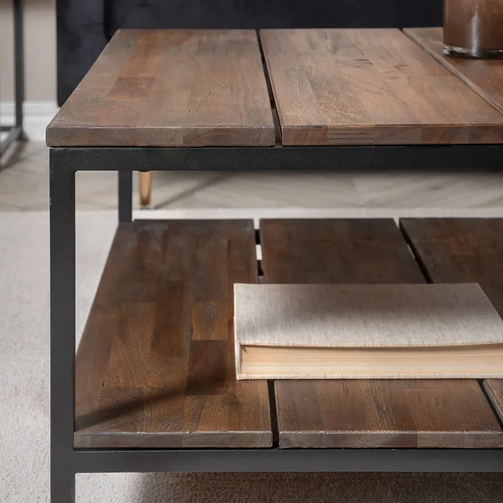 Padang Sofabord 80x80 cm teak