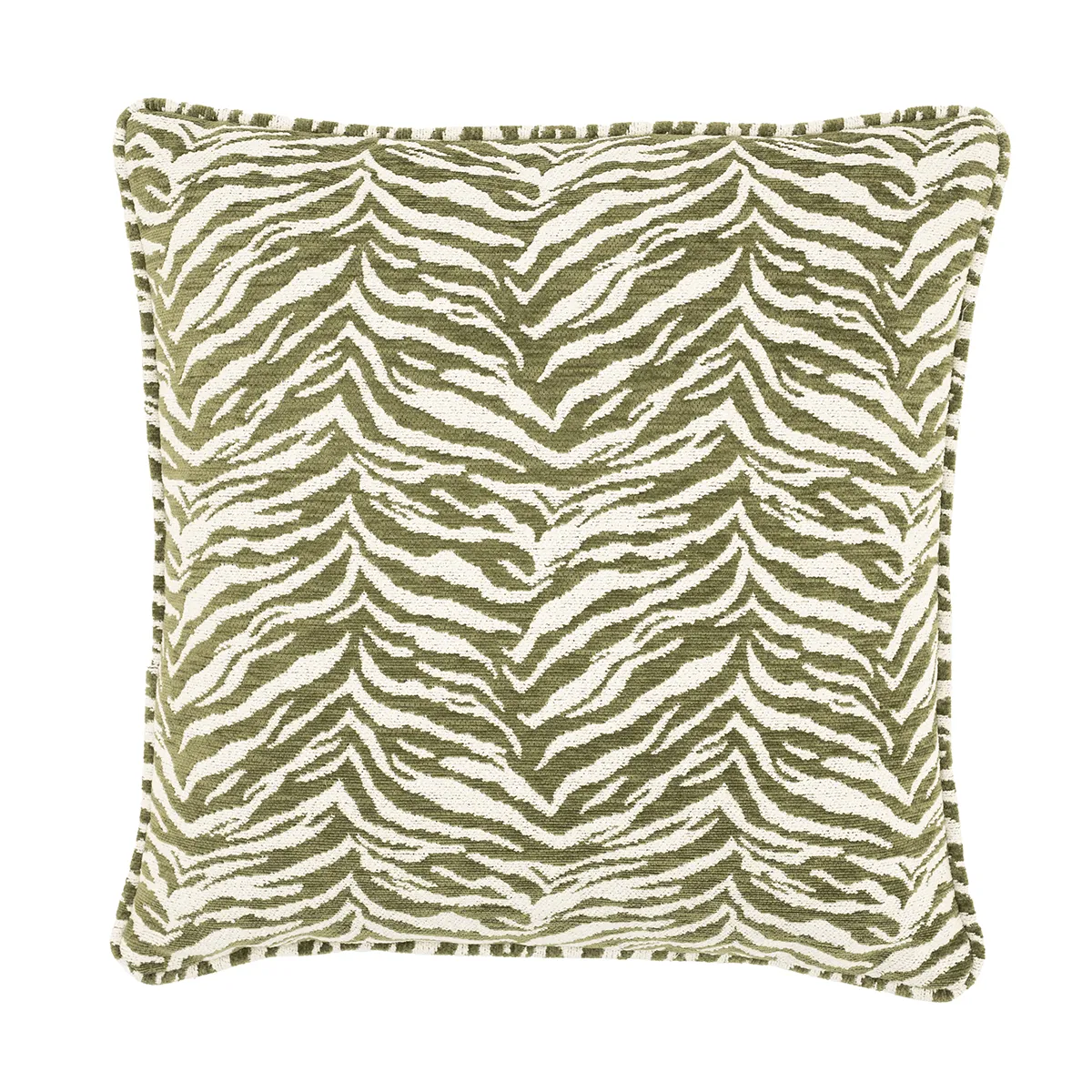 By-Boo, Pyntepude Tigra Green 45x45 cm