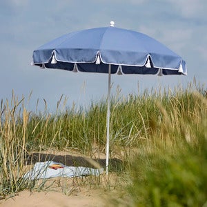Parasol 220 cm med kvaster lightblue 32