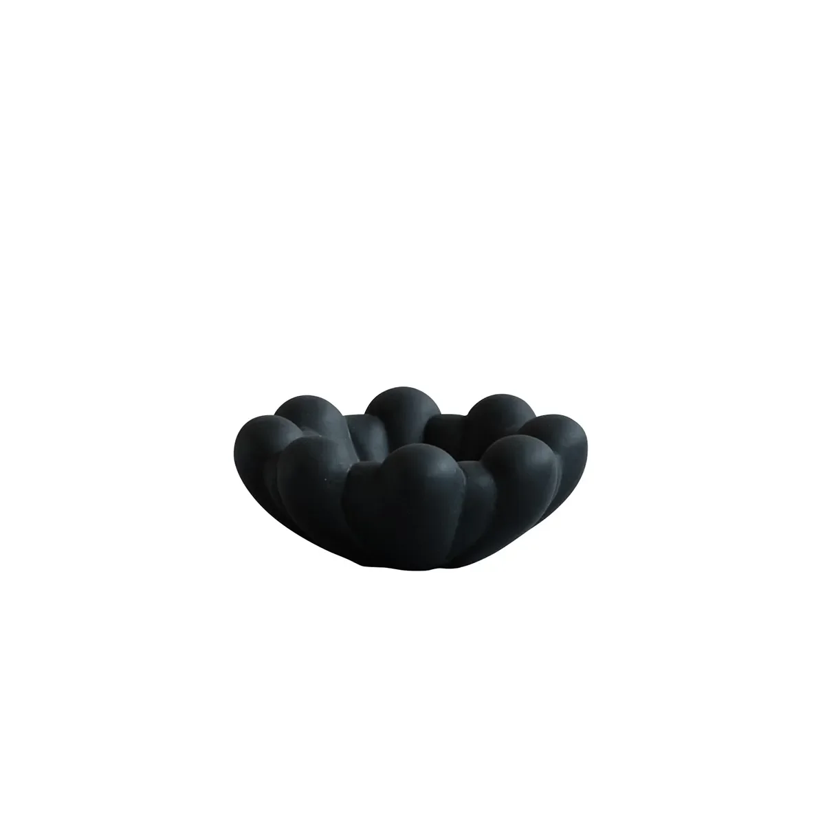 101 Copenhagen, Håndlavet Dekorationsskål Bloom Black Ø 15,5 cm