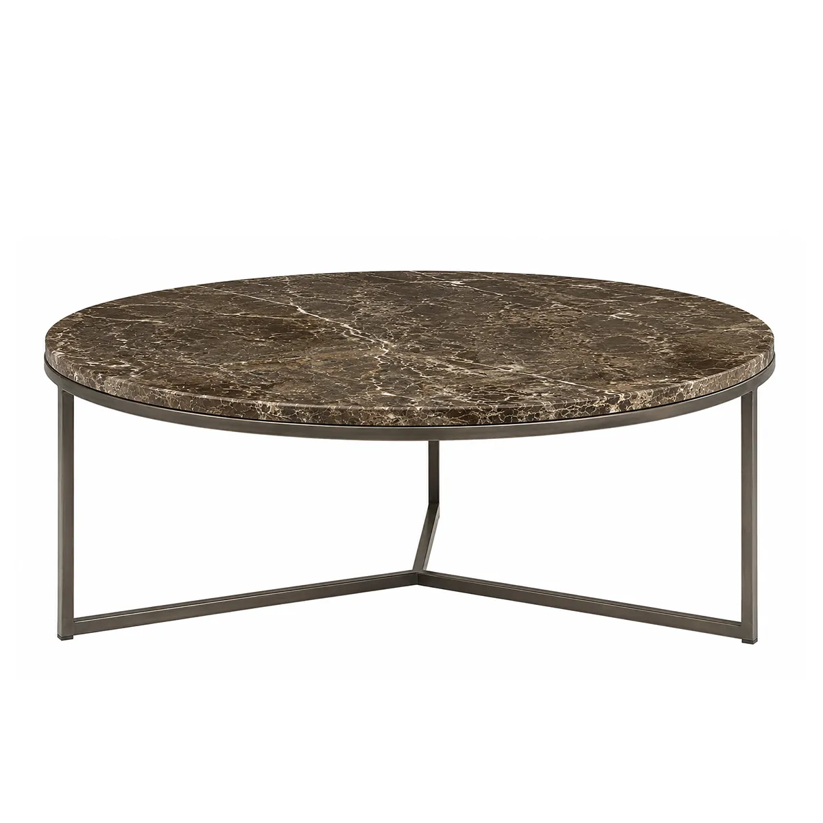 Artwood, Sidebord i Marmor Cedes Marble Ø 100 cm Ash brown