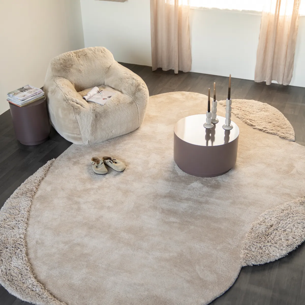 Tæppe Praia Beige 345x245 cm