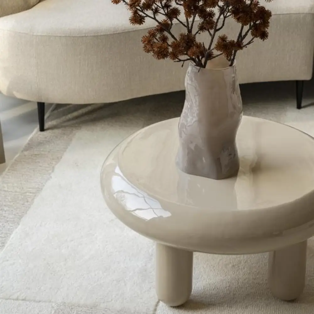 Balloon Sofabord - beige 70x70x35 cm