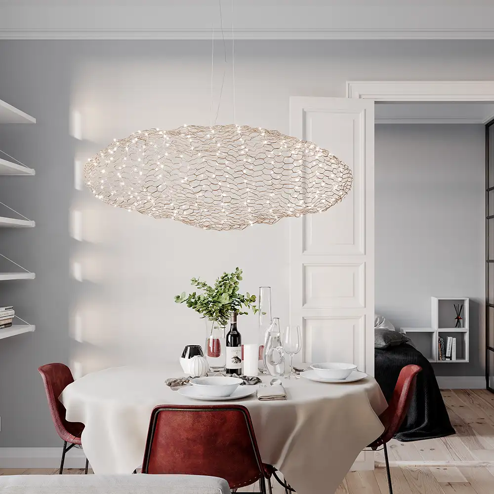 Hayden Loftlampe L115 cm Guld 