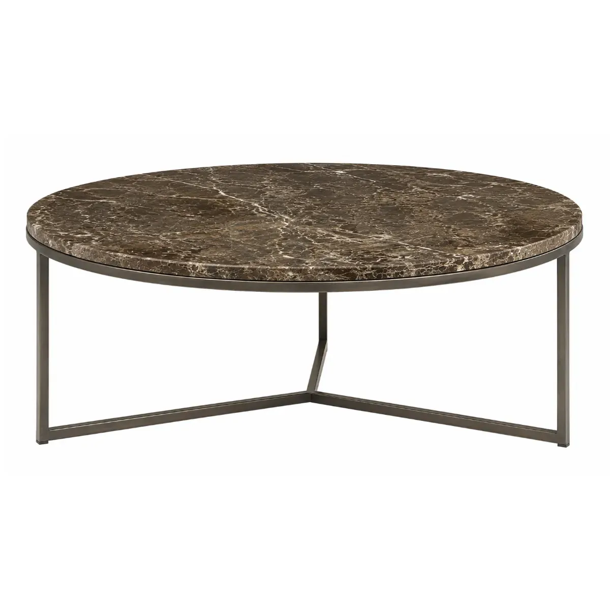 Artwood, Sidebord i Marmor Cedes Marble Ø 100 cm Ash brown