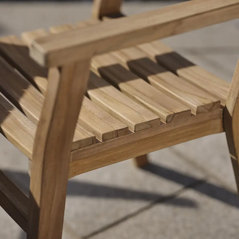 Keros Stol/Karmstol Teak