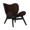A Conversation Piece Hvilestol Black Oak/Hope Leather Brown