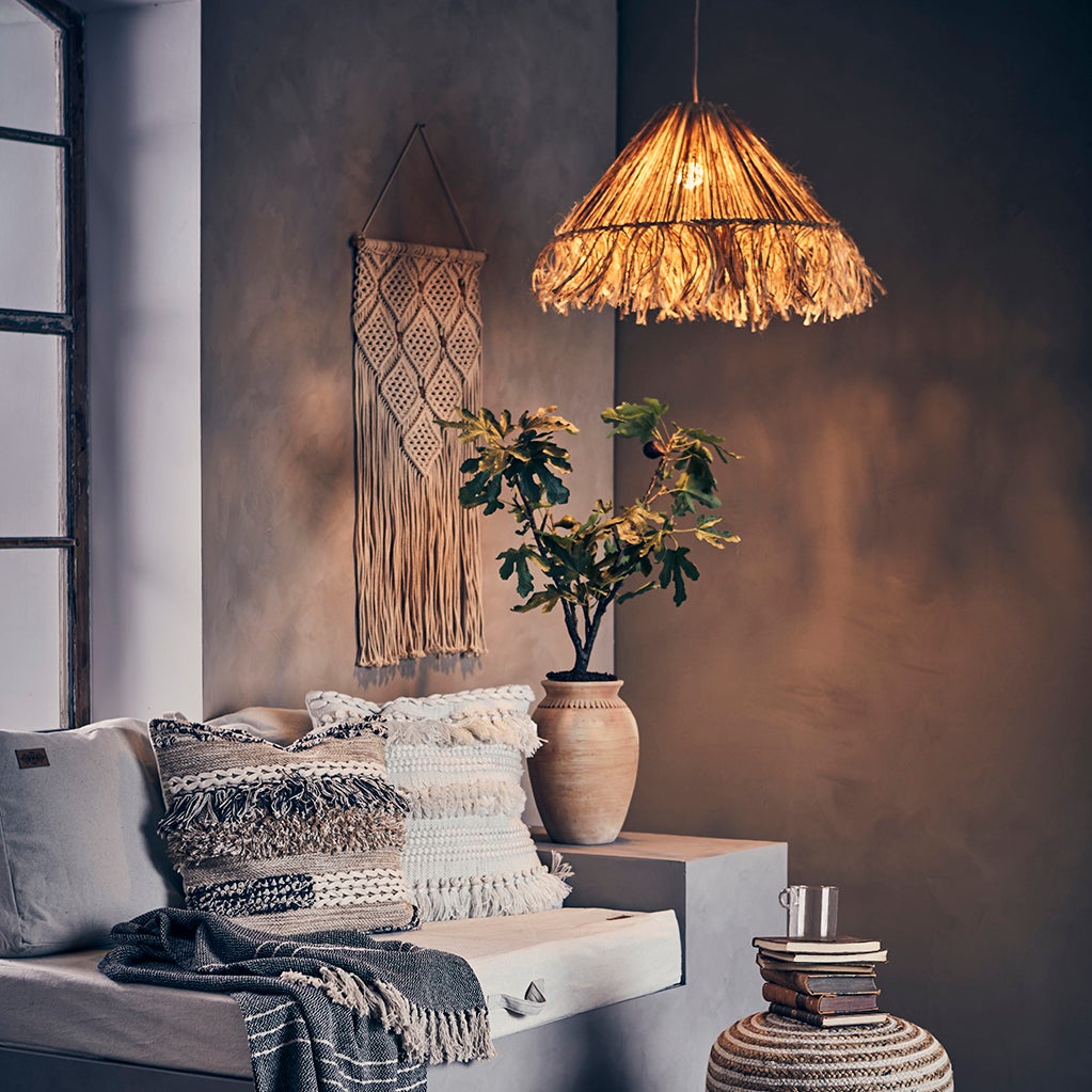  NEST lampeskærm natur Ø55 cm