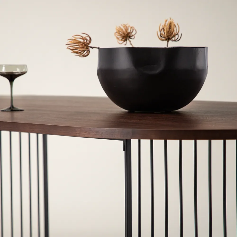 Hamneskär spisebord 110x220 cm Valnød 