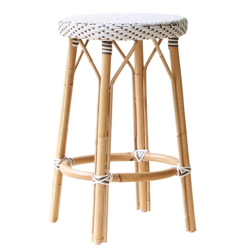 Simone barstol lav hvid