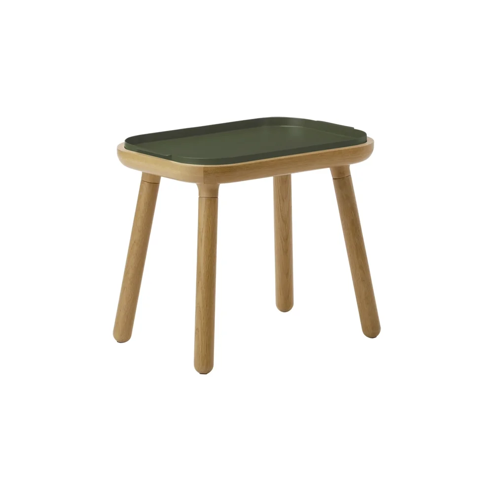 Paff Side Table Sidebord Høj Eg/Olive Green