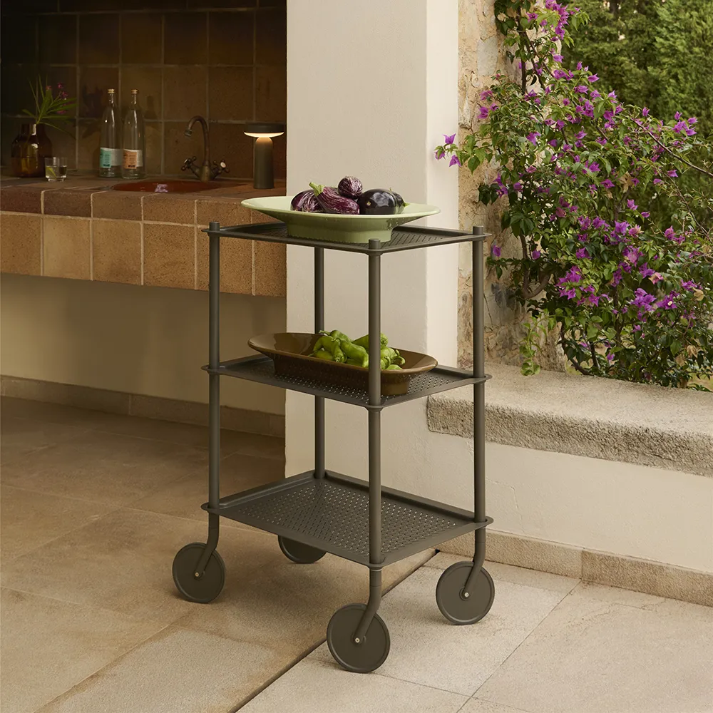 Flow Serveringsvogn 3 etager Taupe 