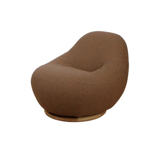 Gem loungestol m/teak dreje Umber brown, Rise